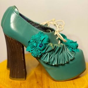 Irregular Choice - Teal Green Stunner! US 8.5, EUR 39.5 fits like a US size 8.
